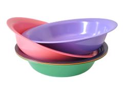 Conjunto 5 Pratos Tigela Cumbuca grande Sopa caldos Refeição Plástico 1200ml