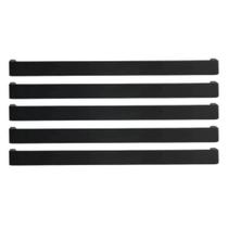 Conjunto 5 Puxadores para Móveis Alça Piauí Preto Fosco 3269 Armários Gavetas Torralba