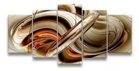 Conjunto 5 Quadros Abstrato Moderno Design" Conjunto 5 Quadros Abstrato Moderno Design"