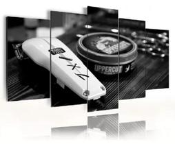 Conjunto 5 Quadros Barber Shop Salão Bar" Conjunto 5 Quadros Barber Shop Salão Bar"