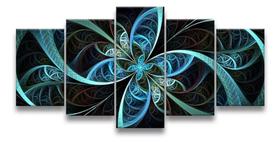 Conjunto 5 Quadros Borboleta Simétrica" Conjunto 5 Quadros Borboleta Simétrica"