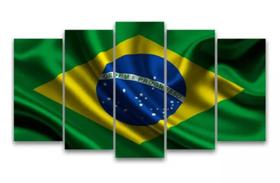 Conjunto 5 Quadros Brasil "