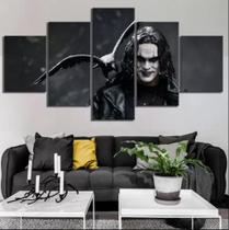 Conjunto 5 Quadros Decorativos filme o corvo "