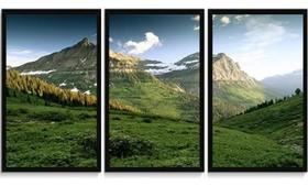 Conjunto 5 Quadros Decorativos Gramado E Montanhas"