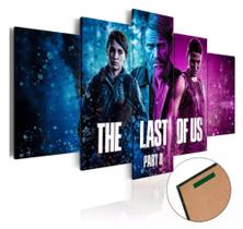 Conjunto 5 Quadros The Last Of Us"