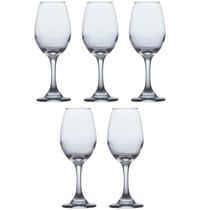 Conjunto 5 Taças de Vidro 365ml ÁGUA E VINHO