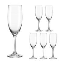 Conjunto 5 Taças Vidro 180ml Champagne Luxo Ano Novo Conjunto 5 Taças Vidro 180ml Champagne Luxo Ano Novo