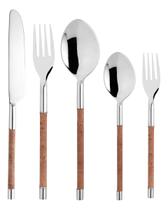 Conjunto 5 Talheres De Aço Inox Com Cabo De Cortiça Wolff
