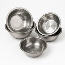 Conjunto 5 Tigelas Bowl Saladeira de Inox Pote Multiuso Conjunto 5 Tigelas Bowl Saladeira de Inox Pote Multiuso