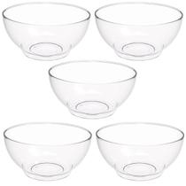 Conjunto 5 Tigelas Plásticas Redondas 3,1L para Salada Sobre Conjunto 5 Tigelas Plásticas Redondas 3,1L para Salada Sobre