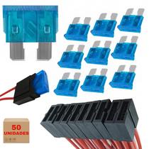 Conjunto 50 Porta Fusivel Com Fusivel 15 Amper Atacado Lote
