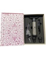Conjunto 5pc Acessórios P/ Vinho Saca Rolha UB90-5 -Hercules Conjunto 5pc Acessórios P/ Vinho Saca Rolha UB90-5 -Hercules