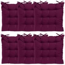 Conjunto 6 Assentos de Cadeira Oxford 40cm x 40cm Artsul Conjunto 6 Assentos de Cadeira Oxford 40cm x 40cm Artsul