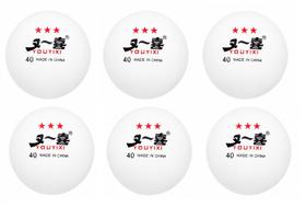 Conjunto 6 Bolas de Ping Pong para Tênis de Mesa 4cm Conjunto 6 Bolas de Ping Pong para Tênis de Mesa 4cm
