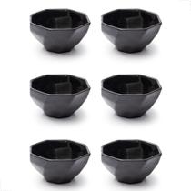 Conjunto 6 Bowls 350ml Tigela Cumbuca Cerâmica para Saladas Cereais Sopas Sobremesas