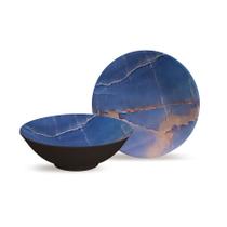 Conjunto 6 bowls decorados 300ml Lápis Lázuli Conjunto 6 bowls decorados 300ml Lápis Lázuli