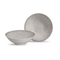 Conjunto 6 bowls decorados Concrete Acetinado 300ml