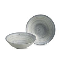 Conjunto 6 bowls decorados Kya Gray 300 ml