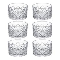 Conjunto 6 Bowls Petisqueira Cristal Xadrez 9cm Lyor Luxo Conjunto 6 Bowls Petisqueira Cristal Xadrez 9cm Lyor Luxo