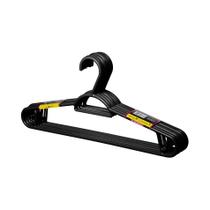 Conjunto 6 cabides sanremo cor preto