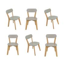 Conjunto 6 Cadeiras Antonella Laqueado Gamma Móveis