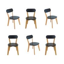 Conjunto 6 Cadeiras Antonella Laqueado Gamma Móveis
