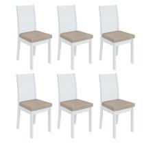 Conjunto 6 Cadeiras Athenas Móveis Lopas