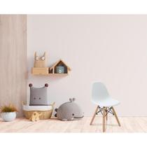 Conjunto 6 Cadeiras Infantis Base Madeira sem Braço Eiffel Branco Conjunto 6 Cadeiras Infantis Base Madeira sem Braço Eiffel Branco