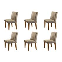 Conjunto 6 Cadeiras Madeira Sofia Conjunto 6 Cadeiras Madeira Sofia