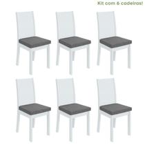 Conjunto 6 Cadeiras para Sala de Jantar Athenas