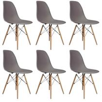 Conjunto 6 Cadeiras para Sala de Jantar Eames Eiffel Dkr