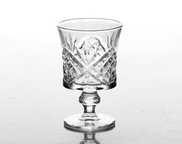 Conjunto 6 Cálices de vidro de diamante Martin Highball de 160 ml para beber suco de vinho