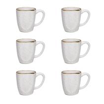 Conjunto 6 Canecas em Cerâmica 260ml Ryo Maresia Oxford