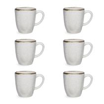 Conjunto 6 Canecas em Cerâmica 380ml + E-book Ryo Maresia Oxford