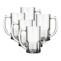 Conjunto 6 Canecas Vidro 320 ML Linha Vitamina Cervejas Bar