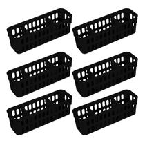 Conjunto 6 Cestos Organizadores Com Divisórias 1,5 Litros Multiuso Kit Para Quarto Cozinha Banheiro Lavabo Porta Maquiagem Mantimentos Acessórios Conjunto 6 Cestos Organizadores Com Divisórias 1,5 Litros Multiuso Kit Para Quarto Cozinha Banheiro Lavabo Porta Maquiagem Mantimentos Acessórios