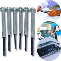 Conjunto 6 Chaves De Precisão Fenda E Phillips