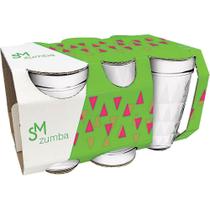 Conjunto 6 Copos 270ml SM Zumba 2322 - Dislar