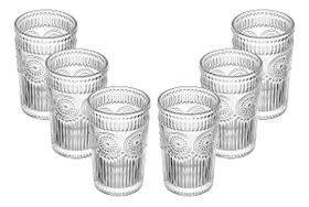 Conjunto 6 Copos Altos Mandala 380ml em Vidro Wolff