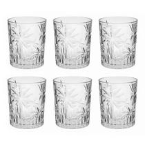 Conjunto 6 Copos Baixo de Cristal Palm Tree 340ml 27770 - Wolff