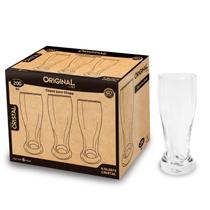 Conjunto 6 copos chopp cerveja 200 ml vidro tulipa taça beer
