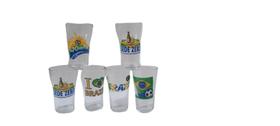 CONJUNTO 6 COPOS COLEÇÃO BRASIL -180ml