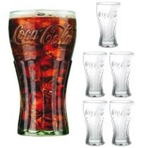Conjunto 6 Copos De Vidro Coca Cola Nadir Contour 300Ml Conjunto 6 Copos De Vidro Coca Cola Nadir Contour 300Ml