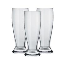 Conjunto 6 Copos de Vidro Crystal/Jade 200ml 300ml 400ml