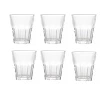 Conjunto 6 Copos De Vidro Faces 50ml - Lyor