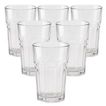 Conjunto 6 Copos de Vidro Grosso 430ml Grande Buffet Pro Conjunto 6 Copos de Vidro Grosso 430ml Grande Buffet Pro