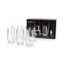 Conjunto 6 Copos Diamonds Alto de Vidro 635ml Conjunto 6 Copos Diamonds Alto de Vidro 635ml