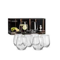 Conjunto 6 Copos Diamonds Baixo de Vidro 650ml Conjunto 6 Copos Diamonds Baixo de Vidro 650ml
