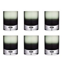 Conjunto 6 Copos em Vidro Fumê 10cm BJ0010 BTC