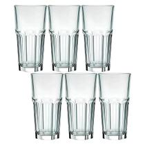 Conjunto 6 Copos Estilo Long Drink em Vidro 340ml